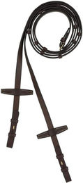 HORZE Walthamstaw Lederzügel mit Stegen Braun F – Bild 1 von 2