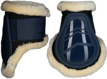 HORZE Windsor Streichkappen mit Kunstfellfutter – Bild 1 von 3