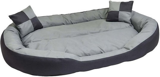 Hossi's Wholesale Tierbett Tierbett Hundekissen Hundebett L 110x80x20cm grau weich Wendekissen – Bild 1 von 5