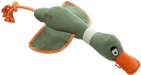 Produktbild von House Of Paws Duck Canvas Rope Hundespielzeug L grün/khaki