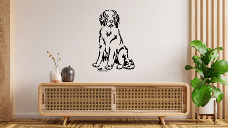 Produktbild von Hovawart Wandtattoo Wandbild Wandsticker Wandaufkleber Wanddekoration