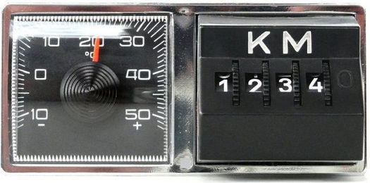 Produktbild von HR Autocomfort Aquarienthermometer Bimetall mit Kilometerzähler