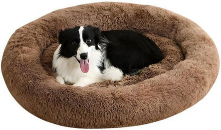 Produktbild von HS.SUPPLY Donut-Hundebett rund flauschig weich