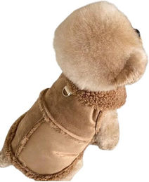 Produktbild von HS.SUPPLY Hundejacke mit Leinenhaken und Kuschelkragen