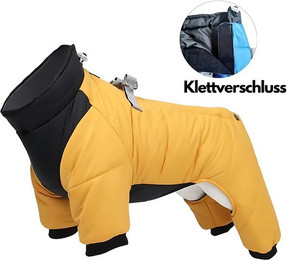 Produktbild von HS.SUPPLY Hundejacke Winterjacke mit Leinenhaken wasserabweisend