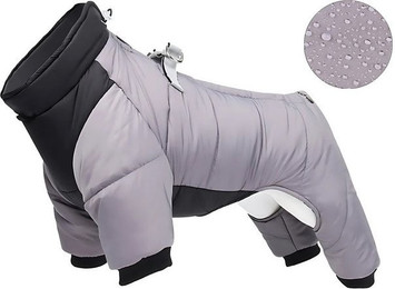 Produktbild von HS.SUPPLY Hundejacke Winterjacke wasserabweisend mit Leinenhaken