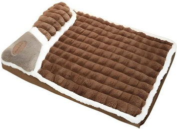 Produktbild von HS.SUPPLY Hundematte kuschelweiches Hundebett mit waschbarem Bezug