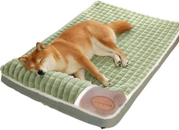 Produktbild von HS.SUPPLY Hundematte kuschelweiches Hundebett mit waschbarem Bezug