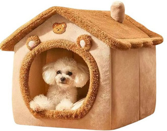 Produktbild von HS.SUPPLY Tierhaus Hundehaus Katzenhaus mit abnehmbarem Kissen