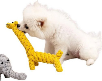 Produktbild von HS.SUPPLY Tierkuscheltier Hundespielzeug aus Baumwollseil