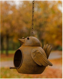 Produktbild von HTI-Living Futterspender Dekorative Vogelfutterstaion aus Metall,