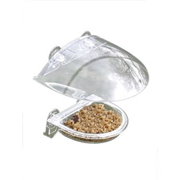Produktbild von HTI-Living Futterspender Vogelfutterhaus Nessa transparent 2-teilig