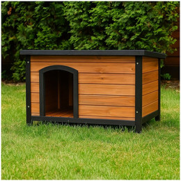 Produktbild von HTI-Living Hundehütte Robuste Hundehütte mit Flachdach,
