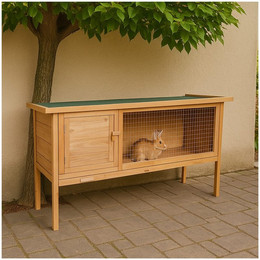 Produktbild von HTI-Living Kleintierstall Hasenstall aus Holz, Nagerkäfig