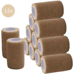 Produktbild von Hufeisenliebe PetPerfekt selbstklebende Bandagen 7,5cm x 4,5m beige