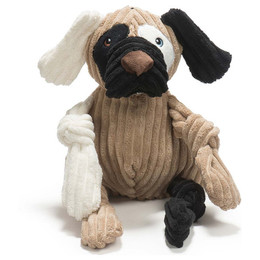 Produktbild von HuggleHounds Hundespielzeug HuggleMutt Patches the Mutt Knottie