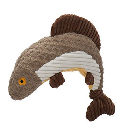 Produktbild von HuggleHounds Knotties Plüsch-Hundespielzeug Tiger