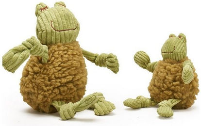 Produktbild von HuggleHounds Tierkuscheltier HuggleFleece FlufferKnottie Fiona the Frog