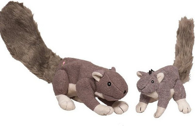Produktbild von HuggleHounds Tierkuscheltier Hundespielzeug Feller Squirrel Größe S