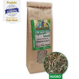 Produktbild von Hugro - Bird Care - Vogelmierekraut Vogelsnack für Ziervögel - 40 g