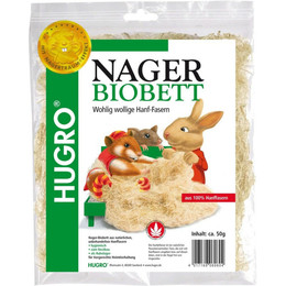 Produktbild von Hugro Nager Biobett Hanf-Fasern - 50 g