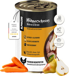 Produktbild von Hühnerschmaus Nassfutter für Hunde - 400 g