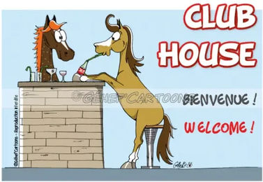 Produktbild von Humoristische Plakette Clubhaus Fr8Man