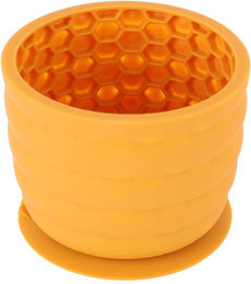 Produktbild von Hund Langsamfressnapf Lecknapf Silikon Sichere Befestigung Waschbar Hund Langsamfressnapf für Zuhause Innen L