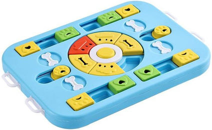 Produktbild von Hund Puzzle Spielzeug Langsam Feeder Interaktive Erhöhen Welpen IQ Lebensmittel Spender Langsam Essen Rutschfeste Schüssel Haustier Katze Hunde Training spiel