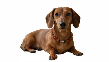 Produktbild von Hunde Bernsteinkette mit Jaspis Länge 25cm