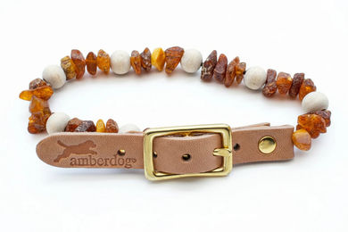 Produktbild von Hunde Bernsteinkette Woody-Flex