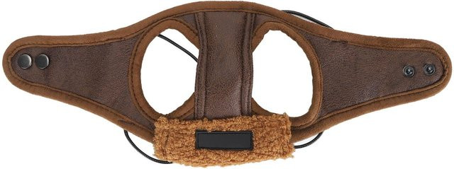 Produktbild von Hunde-Fliegermütze Weich Warm Verstellbares Band Retro Modisch Haustier Wintermütze mit Ohrenklappen für Kälte L(for 6.5-9kg)