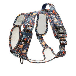 Hunde-Griffgeschirr Neopren Fall in Love Buntes Blattmuster M – Bild 1 von 5