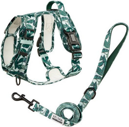Produktbild von Hunde-Griffgeschirr Neopren mit Leine 1,5 m Arizona Hotdogs Comfy Amazonia Grün M