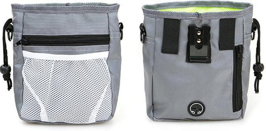 Produktbild von Hunde-Leckerli-Beutel mit Taillenclip und Kordelzug