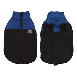 Produktbild von Hunde Mantel Winterjacke Teddyfleece blau L - 1 Stk.