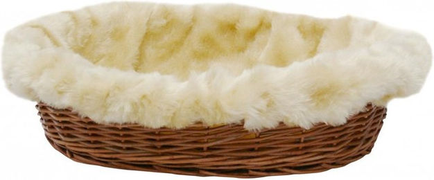 Produktbild von Hunde Ruhekorb mit Bezug beige