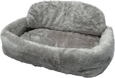 Produktbild von Hunde Tiersofa de Luxe mit Kissen Größe 1 grau