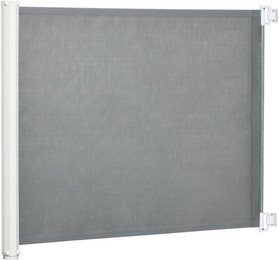 Produktbild von Hunde Türschutzgitter Treppenschutzgitter ausziehbar PVC Grau
