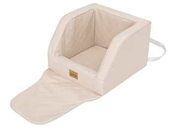 Produktbild von Hundeautositz aus Leder für kleine Hunde