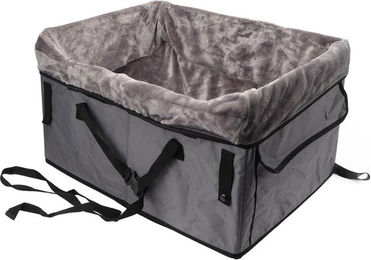 Produktbild von Hundeautositz für kleine Hunde Tragbar Faltbar Abnehmbares Plüschfutter Haustierautositz Reisebett mit M(for 4-6.5kg)