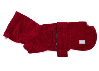 Produktbild von Hundebademantel aus Bambusfaser Beere - XS