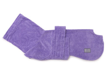 Produktbild von Hundebademantel aus Bambusfaser Lilac - XL