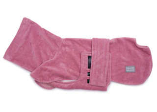 Produktbild von Hundebademantel aus Bambusfaser Rosé - XS