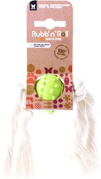 Produktbild von Hundeball mit Seil Martin Sellier Rubb'n Dental