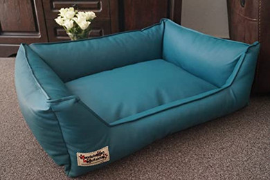 Produktbild von Hundebett Hundekorb Hundesofa Kunstleder Similpelle