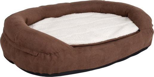 Produktbild von Hundebett Memory oval braun