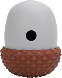 Produktbild von Hundefutter-Ausgabeball Spielzeug Eichelförmig Interaktiv Langsames Fressen Reduziert Mäkeliges Fressen Silikon Hund bunt