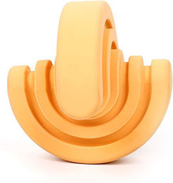 Produktbild von Hundefutter Ausgabeball Zahnreinigung Bissfest Langsame Fütterung Gummi Haustier Leckerli Puzzle Spielzeug für orange