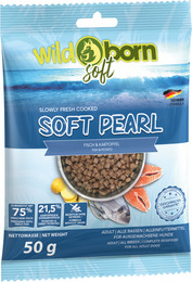 Produktbild von Hundefutter getreidefrei mit 7 Sorten Fisch WILDBORN Soft Pearl - 50 g